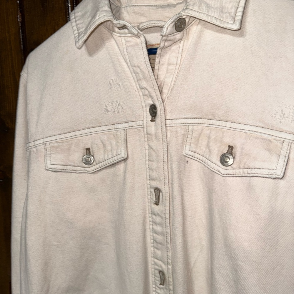 NWOT Free People Ann Lou Demin Duster - Picture 5 of 6